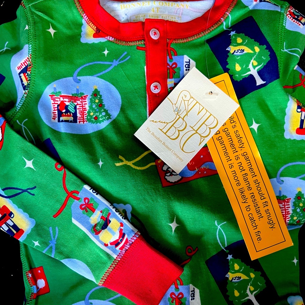 TBBC Sutton Christmas PJ set NWT